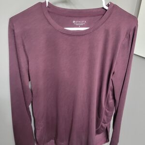 Athleta Women's Purple Long Sleeve Top